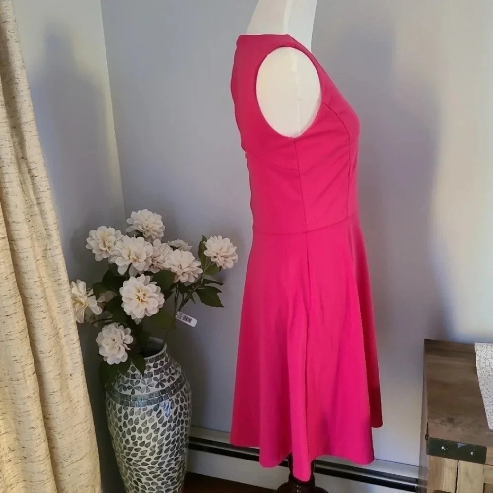 Cynthia Rowley back cut out fuschia dress - Picture 2 of 3
